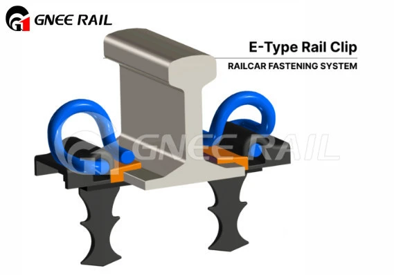 E-Type Rail Clip fastening system